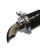 Bikeman Performance Big Mo Exhaust 90-Degrees Bare Stainless Turn-Out                                     - 17-ET-1-SS - Image 2