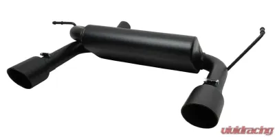 Gibson Performance Black Ceramic Catback Dual Split Exhaust System Jeep Wrangler 2007-2017 - 17303-B