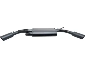 Gibson Performance Aluminized Black Elite Catback Dual Extreme Exhaust System Jeep Wrangler 2007-2017