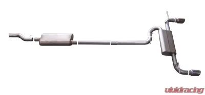 Gibson Performance Aluminized Catback Dual Split Exhaust System - 319630