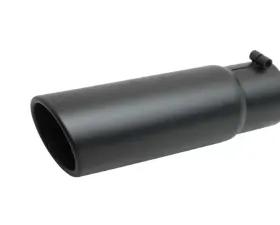 Gibson Performance Black Ceramic Rolled Edge Angle Exhaust Tip