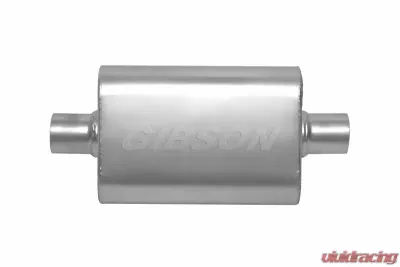 Gibson Performance Stainless CFT Superflow Center/Center Oval Muffler - 55111S