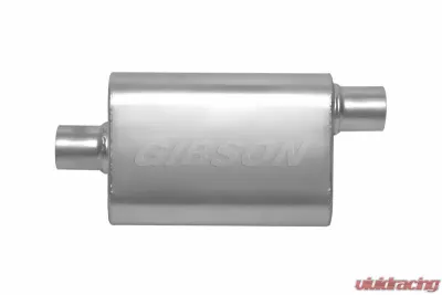 Gibson Performance Stainless CFT Superflow Center/Offset Oval Muffler - 55123S