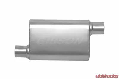 Gibson Performance Stainless CFT Superflow Offset/Offset Oval Muffler - 55131S