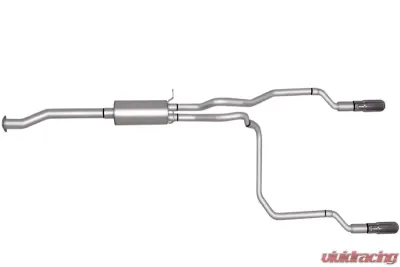 Gibson Performance Aluminized Catback Dual Split Exhaust System Chevrolet S-10 | GMC Sonoma Extended Cab 1996-1997 - 5533