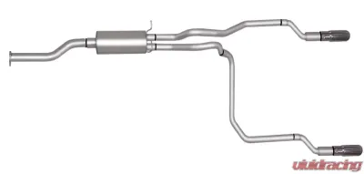 Gibson Performance Aluminized Catback Dual Split Exhaust System Chevrolet S-10 | GMC Sonoma Regular Cab 1996-1997 - 5540