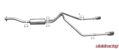 Gibson Performance Aluminized Cat-Back Dual Split Exhaust System Chevrolet Colorado | GMC Canyon Crew Cab 2015-2022 - 5586