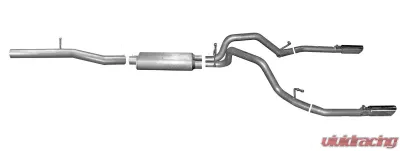 Gibson Performance Aluminized Catback Dual Split Exhaust System - 5657