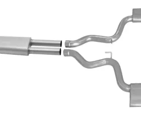 Gibson Performance Stainless Catback Dual Exhaust System Ford Mustang 3.7L 2015-2022