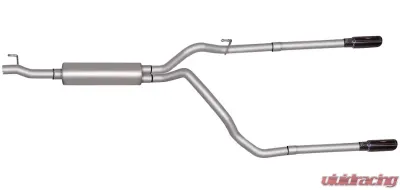Gibson Performance Aluminized Catback Dual Split Exhaust System - 6515