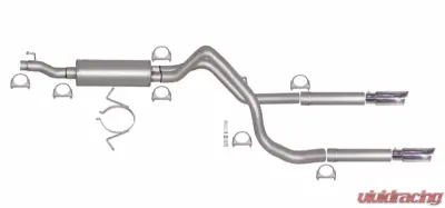 Gibson Performance Stainless Catback Dual Split Exhaust System - 66549