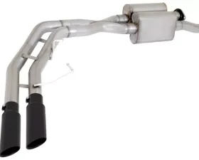 Gibson Performance Stainless Black Elite Catback Super Truck Exhaust System