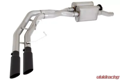 Gibson Performance Stainless Black Elite Catback Super Truck Exhaust System - 69549-B