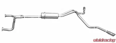 Gibson Performance Aluminized Catback Dual Extreme Exhaust System - 8100