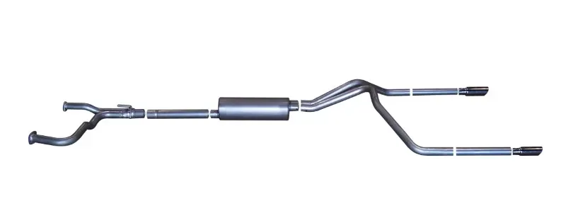 Gibson Performance Aluminized Catback Dual Split Exhaust System - 8200