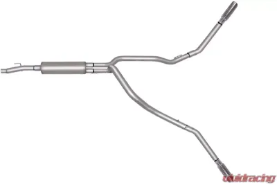 Gibson Performance Aluminized Catback Dual Extreme Exhaust System - 9008