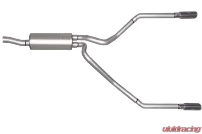 Gibson Performance Aluminized Catback Dual Split Exhaust System - 9505
