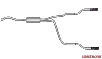 Gibson Performance Aluminized Catback Dual Split Exhaust System - 9508