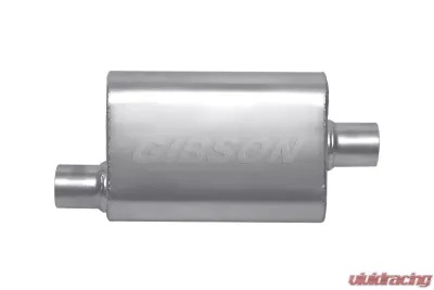 Gibson Performance Stainless MWA Offset/Center Oval Muffler - BM0100