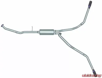 Gibson Performance Aluminized Catback Dual Extreme Exhaust System GMC Sierra | Chevrolet Silverado 1500 | 2500 1999-2007 - 5003