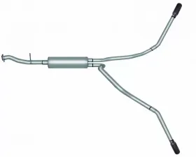 Gibson Performance Aluminized Catback Dual Extreme Exhaust System GMC Sierra | Chevrolet Silverado 1500 | 2500 1999-2001