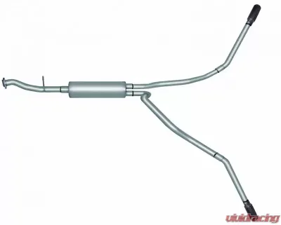 Gibson Performance Aluminized Catback Dual Extreme Exhaust System GMC Sierra | Chevrolet Silverado 1500 | 2500 1999-2001 - 5005