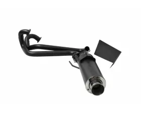 Gibson Performance Black Ceramic Full Exhaust System with Round Straight Cut Tip Polaris Ranger RZR 800 2008-2014