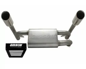 Gibson Performance Stainless Slip-On Dual Muffler Exhaust with 4 Inch Intercooled Slash Tips Polaris RZR XP 1000 2014