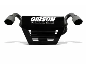 Gibson Performance Black Ceramic Slip-On Dual Muffler Exhaust with 4 Inch Intercooled Slash Tips Can-Am Maverick X3 2017-2022