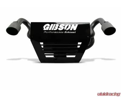 Gibson Performance Black Ceramic Slip-On Dual Muffler Exhaust with 4 Inch Intercooled Slash Tips Polaris RZR XP 1000 | RS1 2015-2017 - 98022