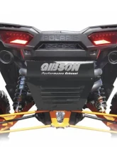Gibson Performance Black Ceramic Slip-On Dual Muffler Exhaust with 4 Inch Intercooled Slash Tips Polaris RZR XP 1000 | RS1 2015-2017                                     - 98022 - Image 2