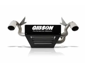 Gibson Performance Stainless Slip-On Dual Muffler Exhaust with 4 Inch Intercooled Slash Tips Polaris RZR XP 1000 Turbo 2016-2022