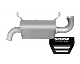 Gibson Performance Stainless Slip-On Single Muffler Exhaust with Turn Down Tip Polaris RZR XP 1000 Turbo 2016-2022
