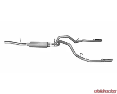 Gibson Performance Dual Split Exhaust System Chevrolet Silverado 5.3L 1500 5Ft 9.3in. | 6Ft 6.8in. 2014-2016 - 65654B
