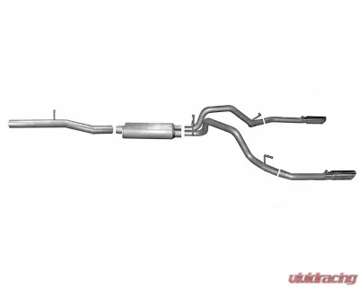 Gibson Performance Dual Split Exhaust System Chevrolet Silverado 1500 5.3L 5ft 3/4ft | 6 1/2 ft Bed 2016-2018 - 65657B