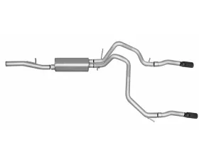 Gibson Performance Black Elite Dual Split Exhaust Chevrolet Tahoe 5.3L 10-20