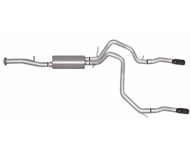 Gibson Performance Black Elite Dual Split Exhaust Chevrolet Suburban 1500 5.3L 2015-2018 - 65686B