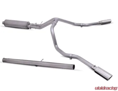 Gibson Performance Stainless Cat-Back Dual Extreme Exhaust System GMC Sierra | Chevrolet Silverado 1500 Non-Factory Dual Exhaust Crew Cab 2019-2022 - 65693