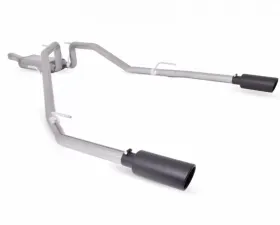 Gibson Performance Black Elite Dual Split Exhaust System RAM 1500 3.0L 5ft Bed 2014-2016