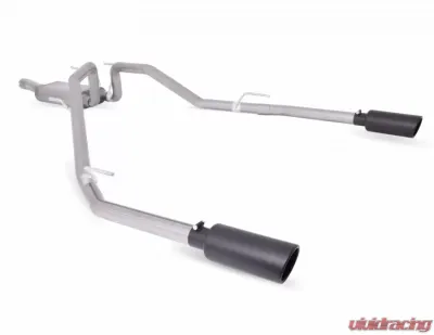 Gibson Performance Black Elite Dual Split Exhaust System RAM 1500 3.0L 5ft Bed 2014-2016 - 66569B