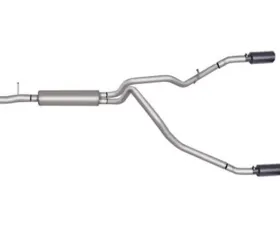 Gibson Performance Black Elite Dual Split Exhaust System Ford F-250 | F-350 Short Bed Lariat 2016