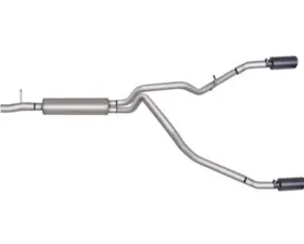 Gibson Performance Black Elite Dual Split Exhaust System Ford F-250 | F-350 Ext. Bed King Ranch 6.2L 2017-2019
