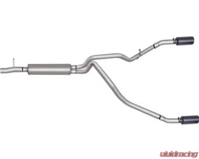 Gibson Performance Black Elite Dual Split Exhaust System Ford F-250 | F-350 Ext. Bed King Ranch 6.2L 2017-2019 - 69130B