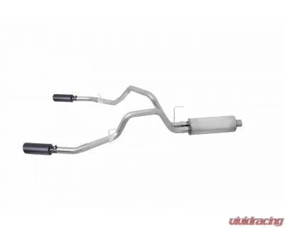 Gibson Performance Black Elite Dual Split Exhaust System Ford F-150 2.7 | 3.5L | 5.0L 2015-2025 - 69545B