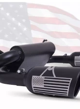 Gibson Performance Patriot Series Black Dual Split Exhaust System Jeep Wrangler JK 3.6L 2007-2017                                     - 70-0001 - Image 3