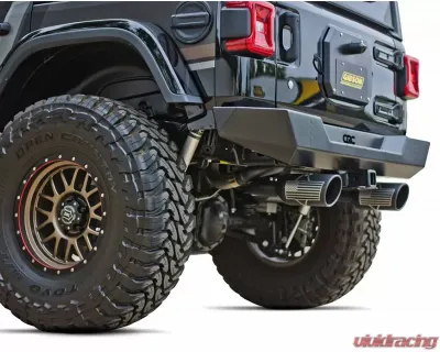 Gibson Performance Patriot Series Black Dual Split Exhaust System Jeep Wrangler JK 3.6L 2007-2017 - 70-0001
