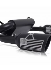 Gibson Performance Patriot Series Black Dual Split Exhaust System Jeep Wrangler JK 3.6L 2007-2017                                     - 70-0001 - Image 3