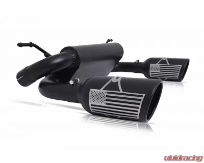 Gibson Performance Patriot Series Black Dual Split Exhaust System Jeep Wrangler JK 3.6L 2007-2017 - 70-0001