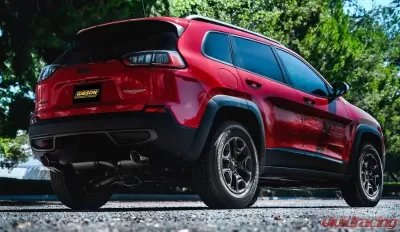 Gibson Performance Black Elite Dual Split Stainless Catback Exhaust Jeep Cherokee KL 3.2L 2019-2020 - 617208B