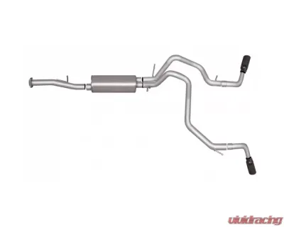 Gibson Performance Black Elite Dual Extreme Stainless Catback Exhaust Chevrolet Suburban 1500 | GMC Yukon XL 5.3L 2015-2019 - 65687B